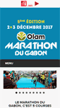Mobile Screenshot of marathondugabon.com